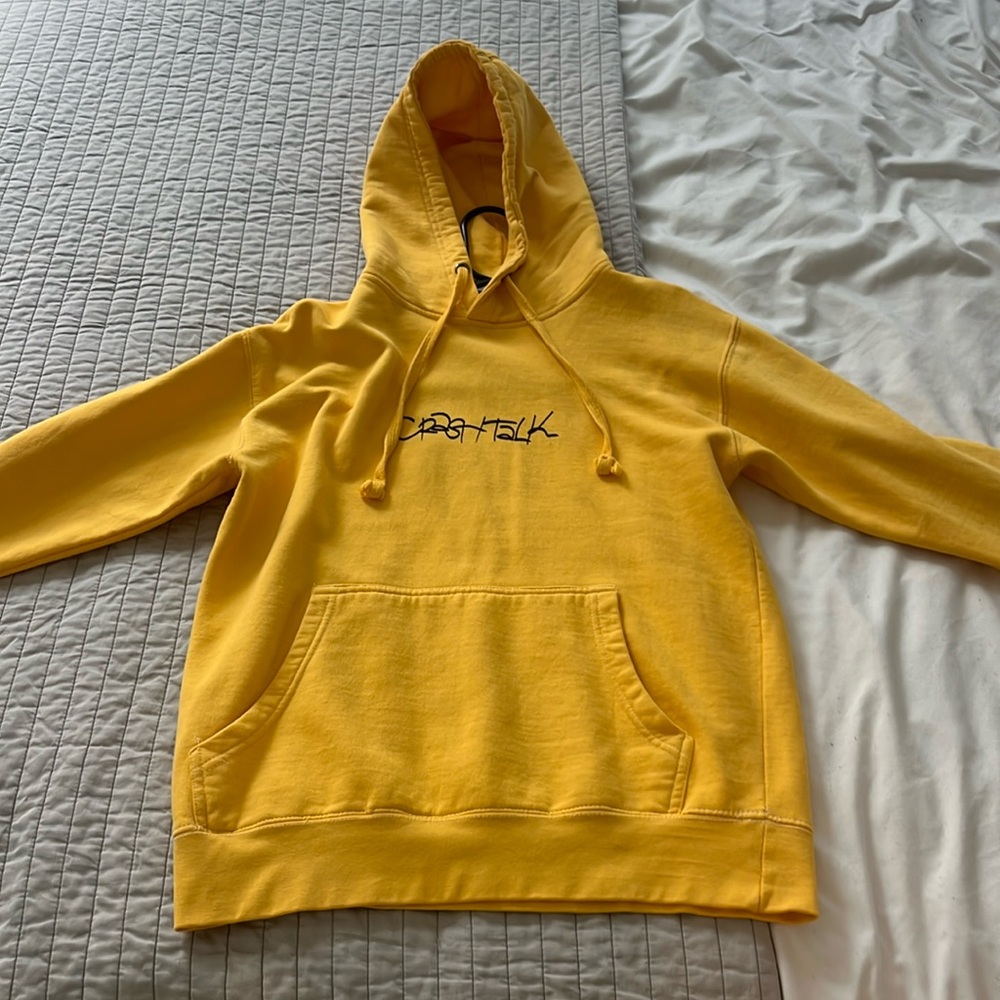 Schoolboy Q Crash Talk Yellow Sweatshirt Women’s Medium